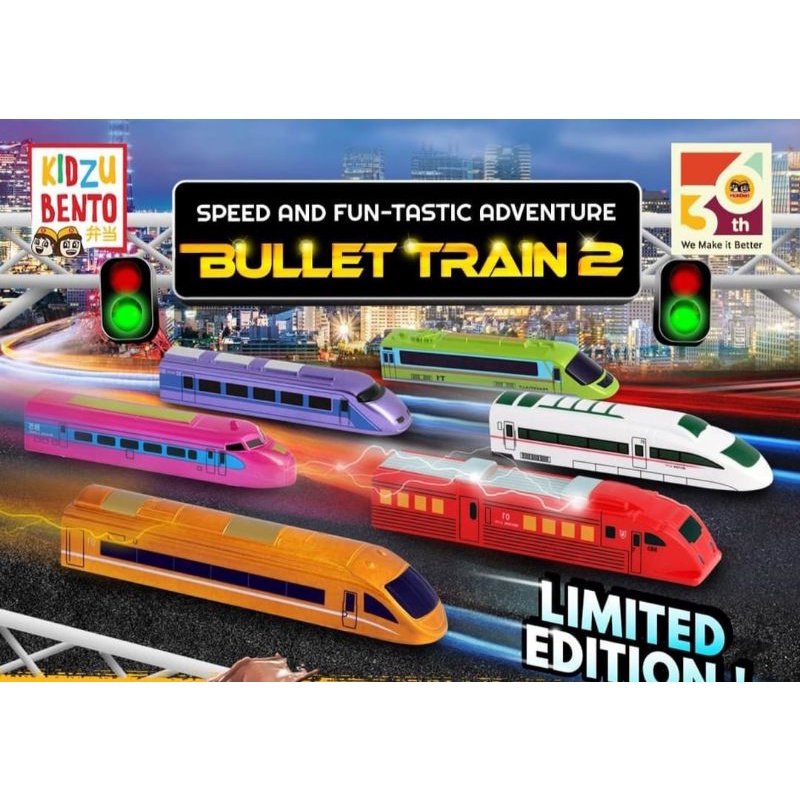 Hadiah Hokben Kidzu Bento Bullet Train 2 Edition