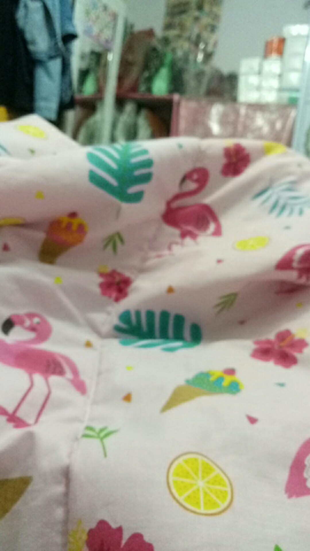 Balmut Besar Kecil / Bantal Selimut - Flamingo Beach - Halus Adem