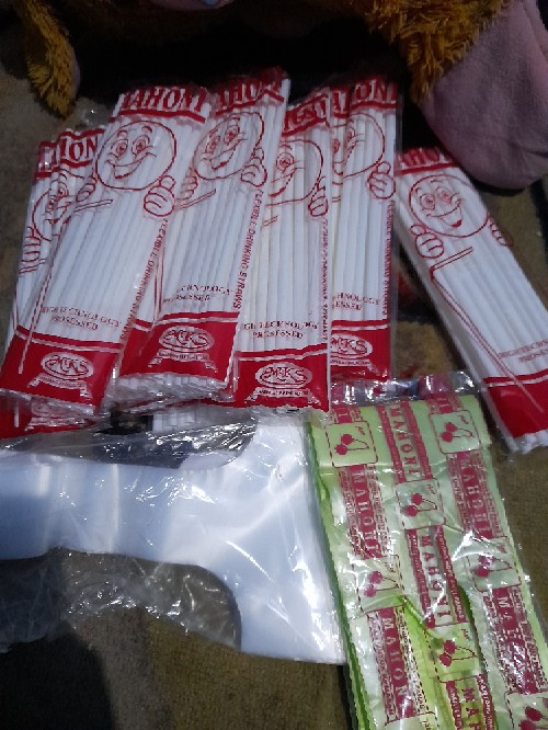 Sedotan Bengkok Ekonomis 6mm