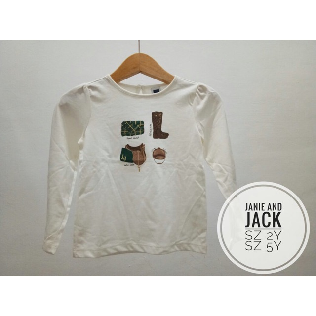 Baju Anak Kids white Janie And Jack