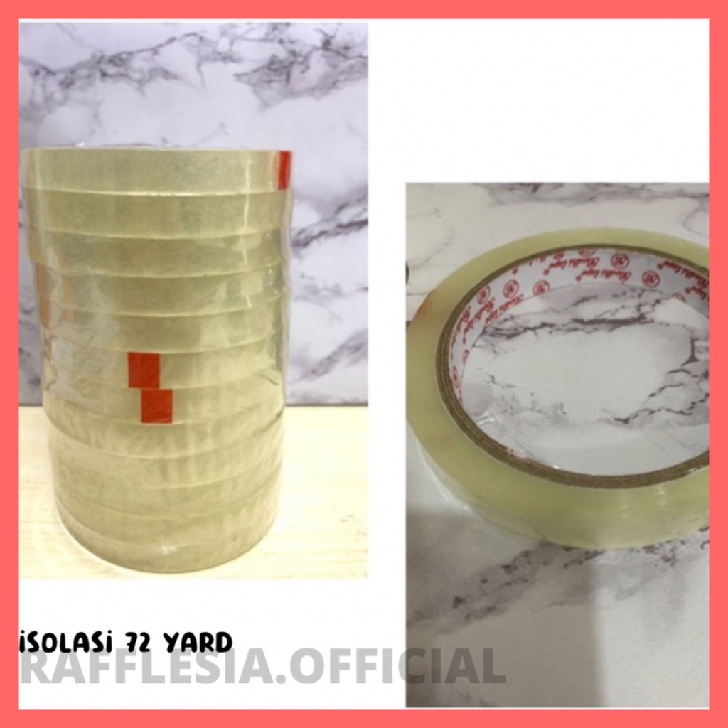 

ISOLASI / SOLATIP BENING 1/2 INCH PANJANG 72 YARD PER ROLL TAHAN AIR
