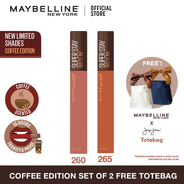 maybelline coffee edition set