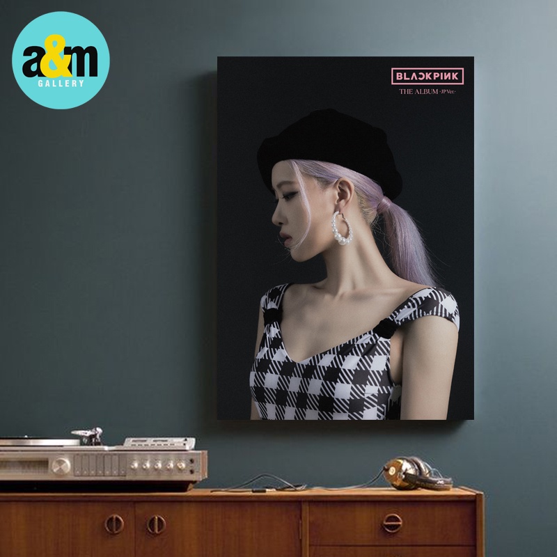 Poster Kayu BLACKPINK THE ALBUM JAPAN Hiasan Dinding Dekorasi Kamar I Poster Kayu K-POP Dekorasi Kamar - A&amp;M