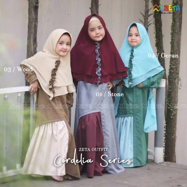Gamis anak zeta cordelia series