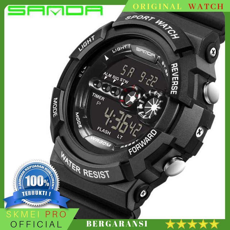 ORIGINAL WATCH SANDA Jam Tangan Sporty Pria - SD-320 BERGARANSI