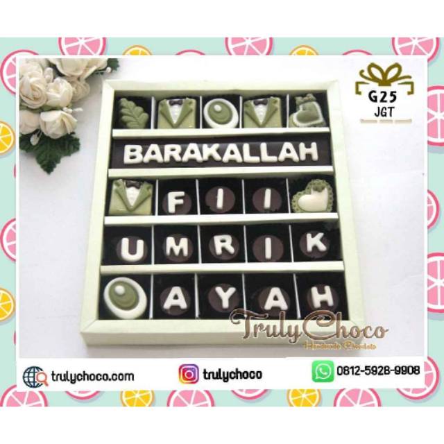 

Kado ulang tahun anniversary Trulychoco rasa greentea
