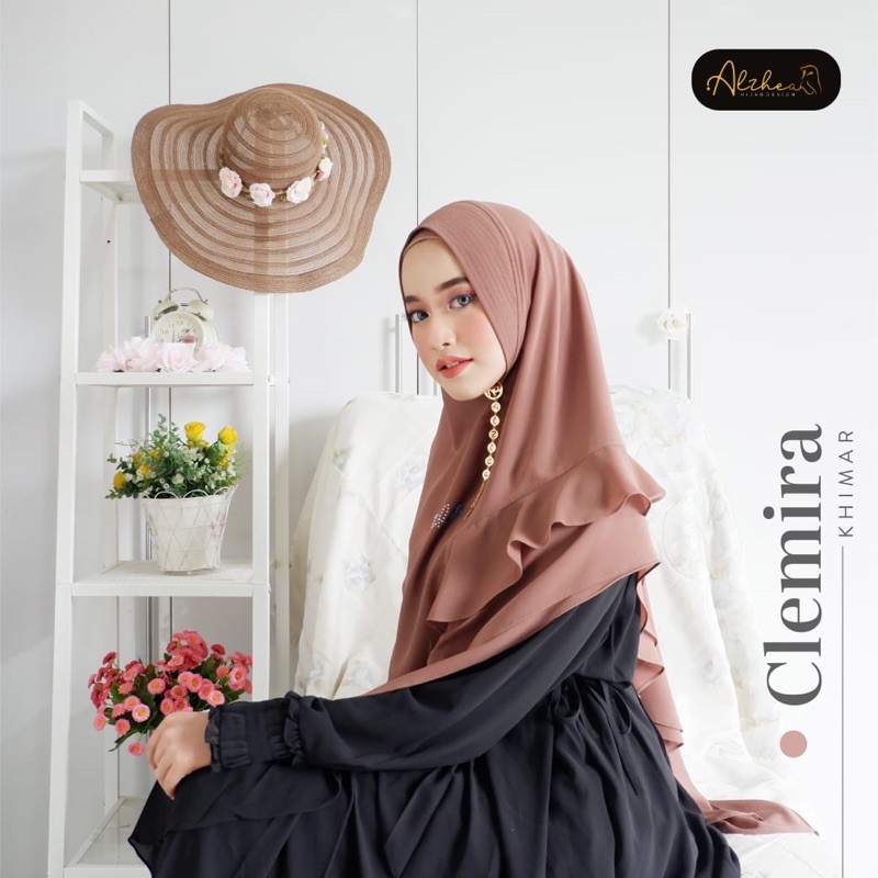 Khimar Ceruty Babydoll Premium CLEMIRA