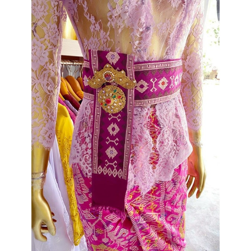 obi songket bordir premium