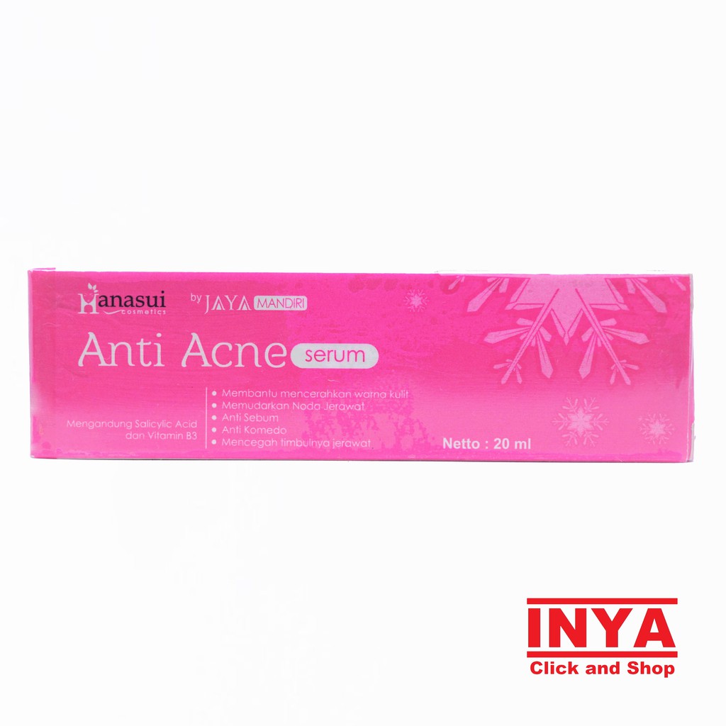 HANASUI ANTI ACNE SERUM 20ml - PINK - Serum Wajah