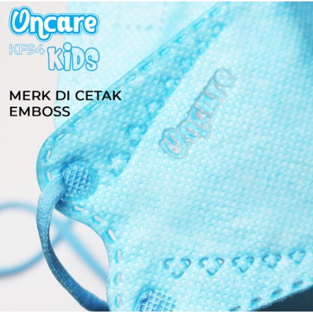 MASKER ANAK KF94 ONCARE WARNA 4PLY ISI 10PCS EMBOS