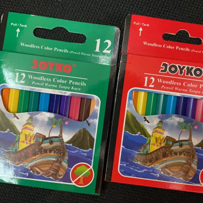 

WARNAPENSIL- PENSIL WARNA JOYKO 12 PENDEK MURAH -PENSIL WARNA