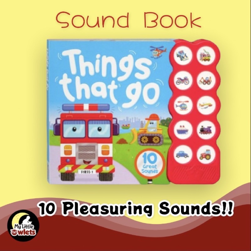 Igloo 10 Tabbed Sound Books Things That Go