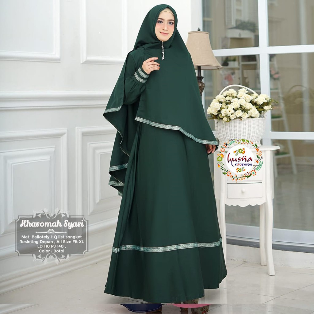 Gamis Kharomah Syari By Husna