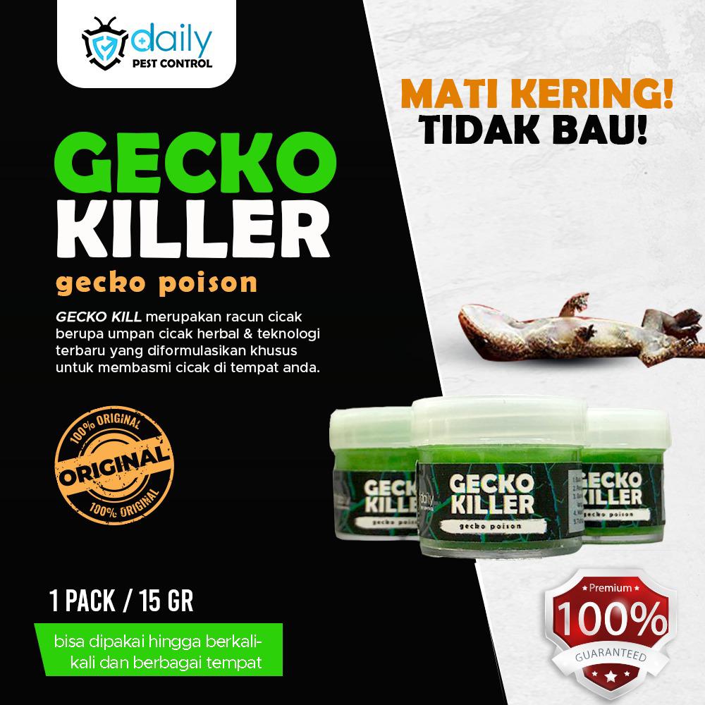 RACUN PEMBASMI CICAK DAILY GECKO KILLER - RACUN CICAK HERBAL PALING AMPUH