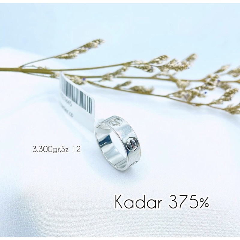 Cincin Emas Putih Cartier