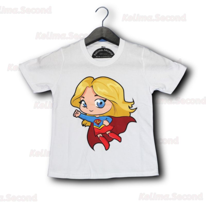 BAJU/KAOS/T-SHIRT ANAK SUPERGIRL