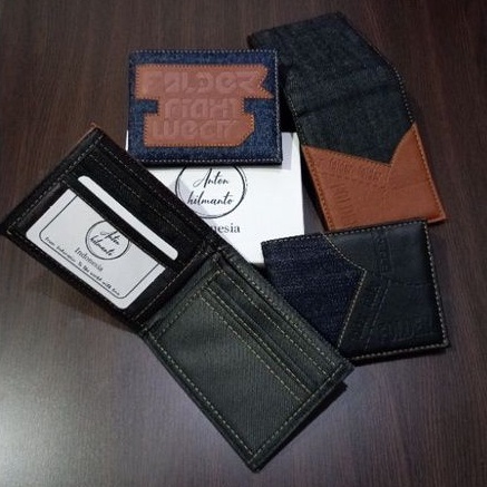 dompet pria dan remaja bahan denim levis model tempel yang keren dari anton hilmanto #dompetcowok #dompetremaja #dompetanak #dompetpria #dompet