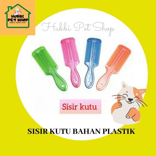 SISIR KUTU HEWAN BAHAN PLASTIK