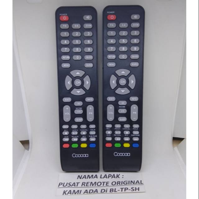 REMOTE REMOT TV LED LCD COOCAA 3D GRADE ORIGINAL