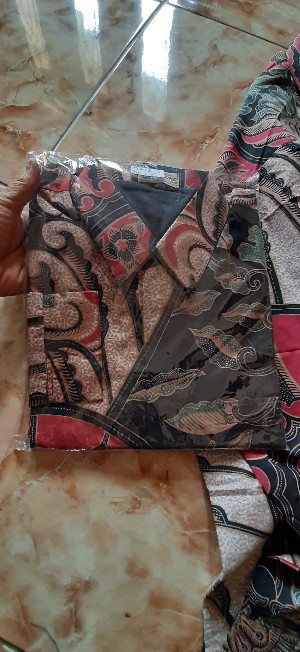 Batik Pria Modern Premium Solo Produksi Pabrik Batik Aluna Pcw 004