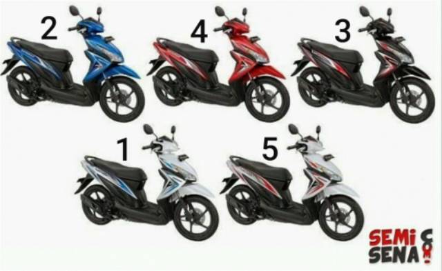 Stiker Striping Vario 110 LED 2014