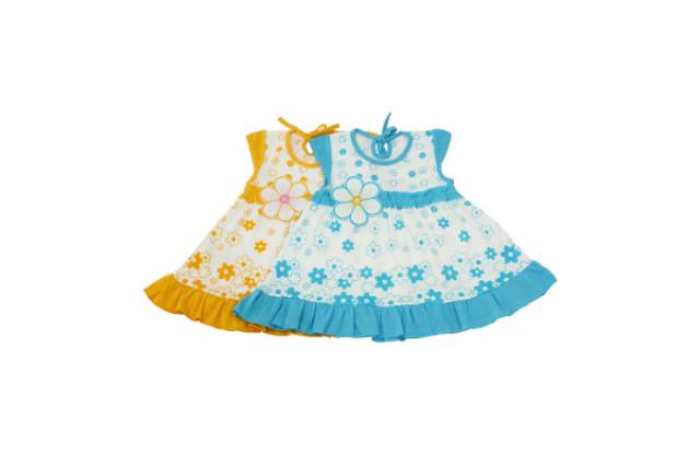 Dress Bayi Motif Bunga/Terusan Bayi Perempuan/Rok Bayi