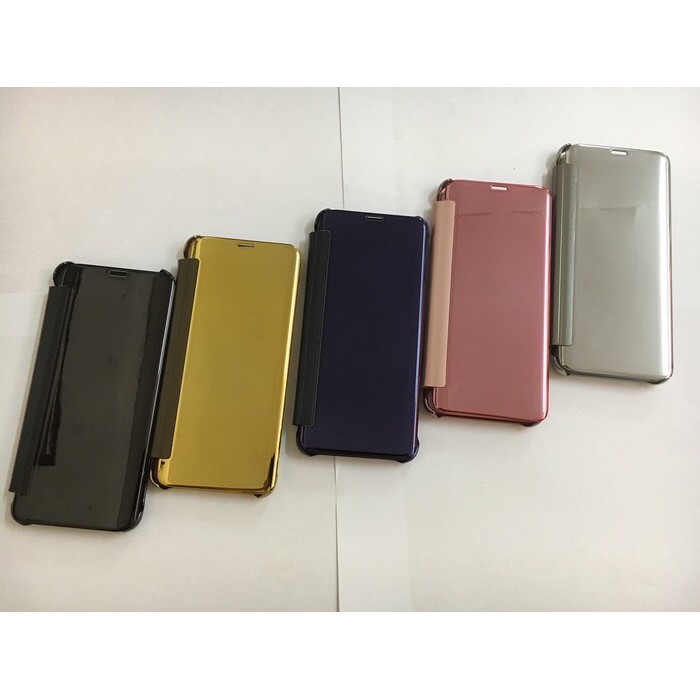 Casing Hp Cover Samsung Flip Miror Case Samsung Galaxy S6 S6 Edge Autolock Clear View