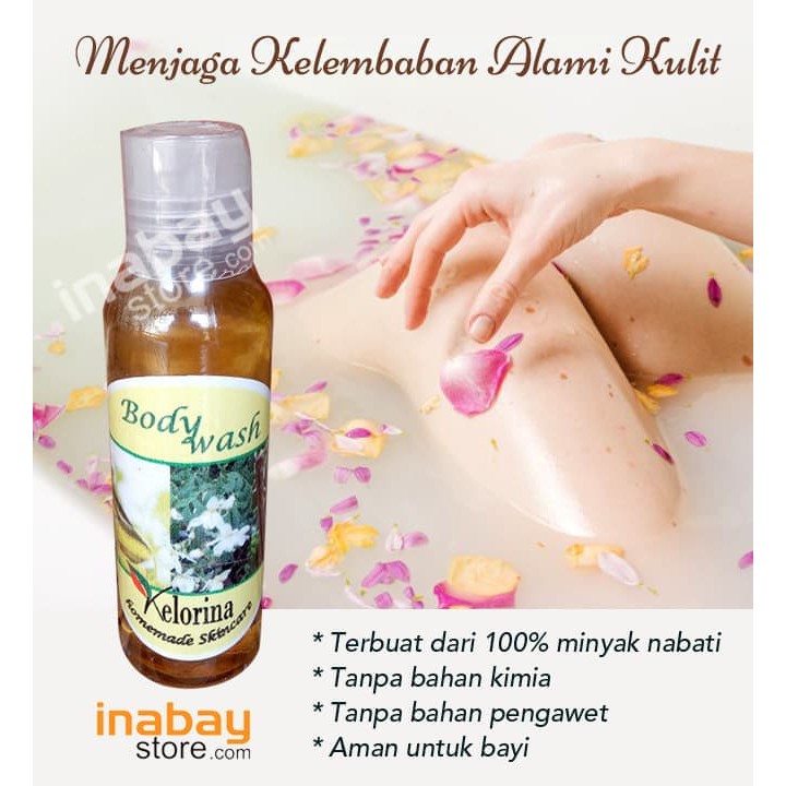 

Body Wash Kelorina - 100% Nabati - Menjaga Kelembaban Alami Kulit