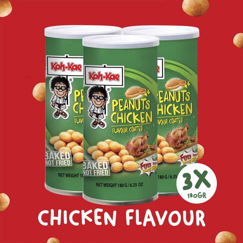 

Koh-kae 3PCS Peanuts Chicken Flavour Coated - 180gr