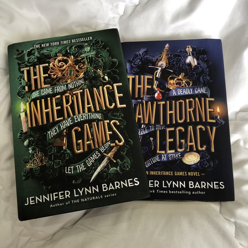 (READY) Buku The Inheritance Games 1-2 HARDCOVER - Jenifer Lynn PRELOVED