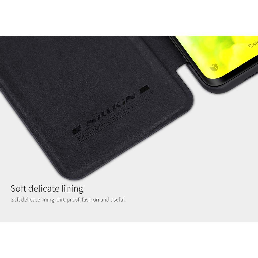 Flip Cover Xiaomi Mi CC9 Pro Note 10 Pro Nillkin Qin Leather Flip Case Original
