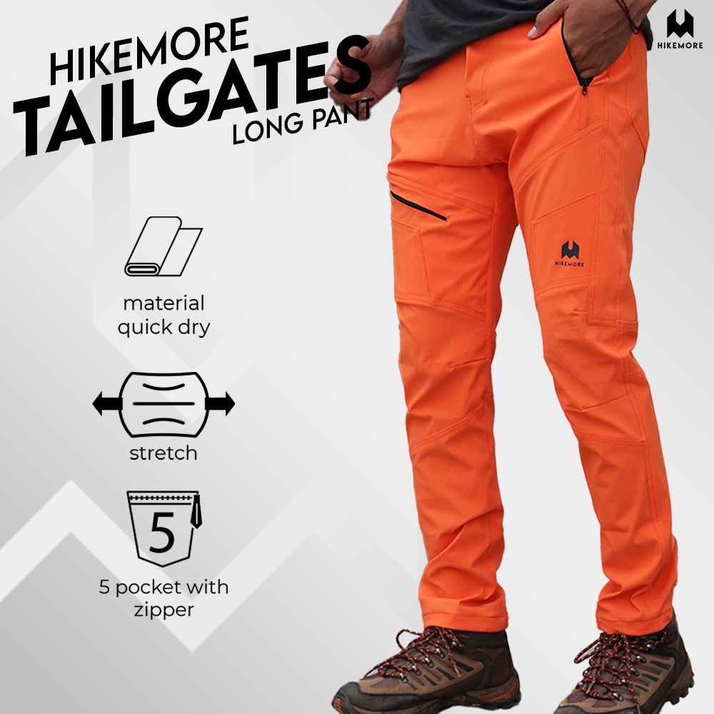 Hikemore Tailgates Celana Panjang Gunung Outdoor Cargo Quickdry Dry Fit Stretch Original LIVE