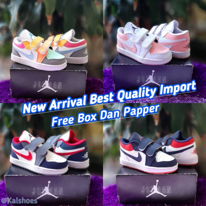 Sepatu Anak Sneakers Laki Laki Perempuan Jordan Low Grade Original Sepatu Jordan Anak Laki Laki 9 10 Tahun Sepatu Anak Umur 1 2 3 4 5 6 7 8 9 10 Tahun Sepatu Anak Import Rekomendasi Kado Anak