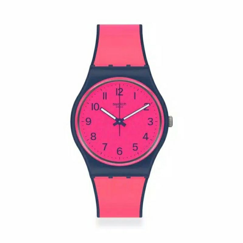 SWATCH GN264 JAM TANGAN WANITA SWATCH PINK GUM ORIGINAL