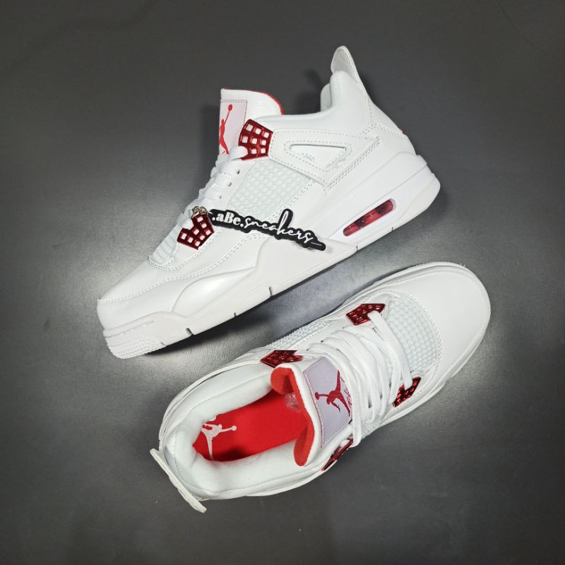 jordan four metallic red