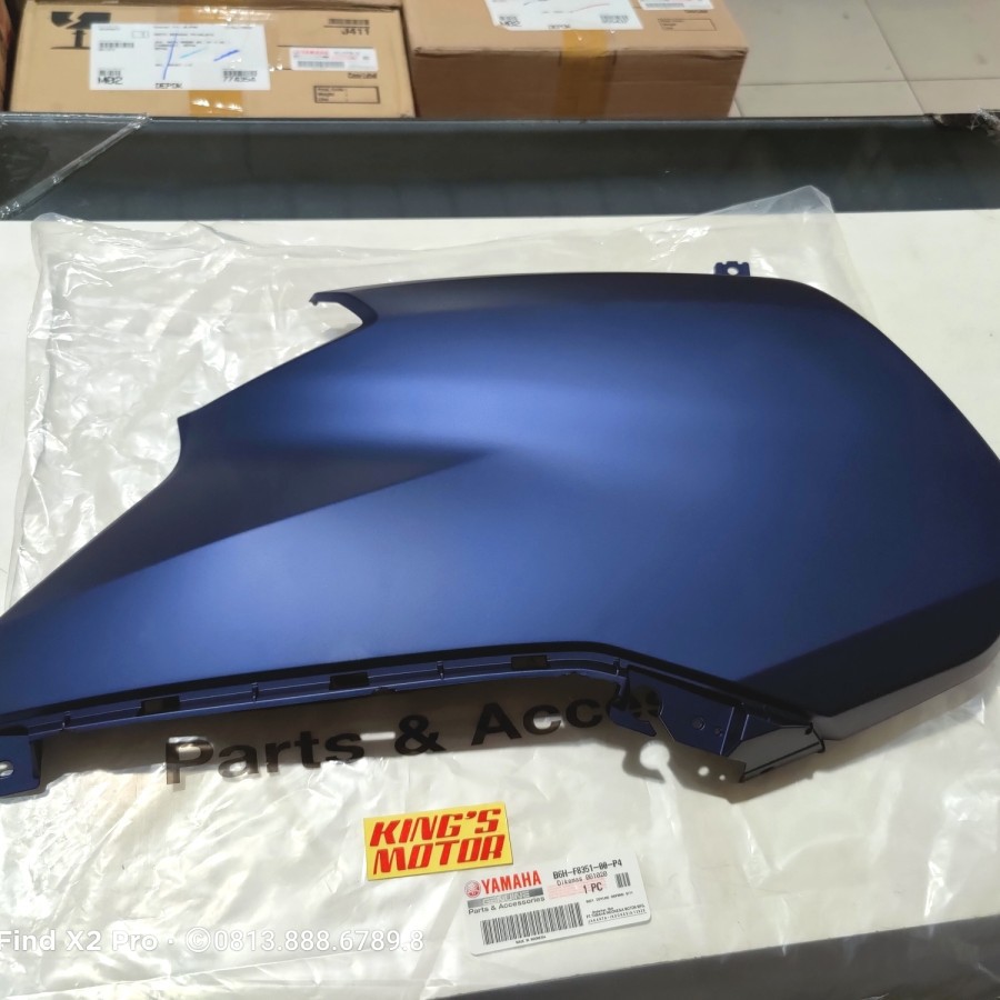 BODY COWLING, COVER LAMPU DEPAN ALL NEW NMAX, N MAX BIRU DOFF L (P0)