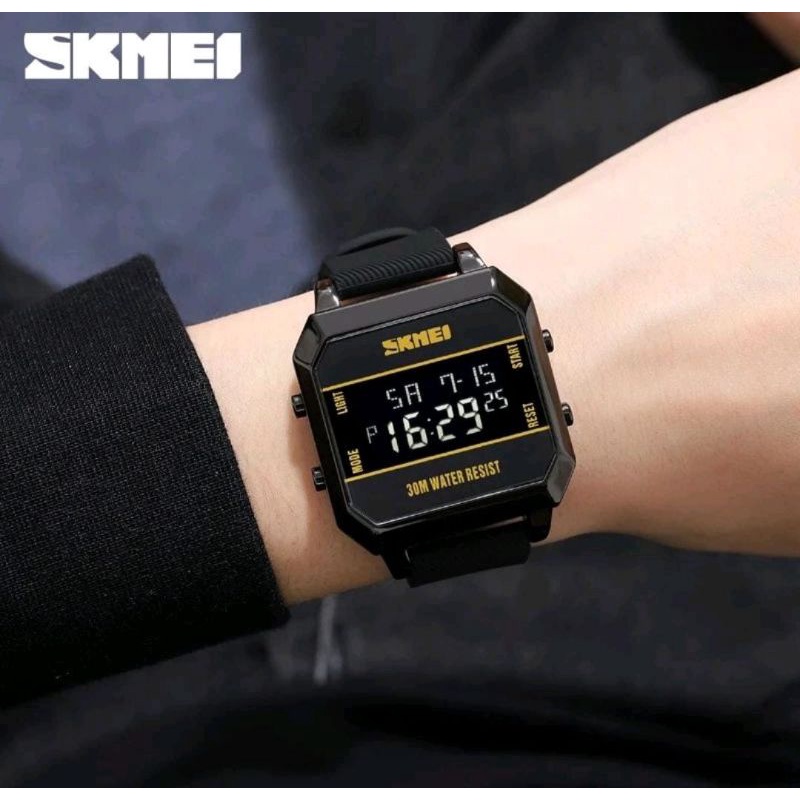 Jam Tangan Skmei Jam Tangan Digital Anti Air Fashion Jam Terlaris Keren Kasual Pria Jam Tangan Pria