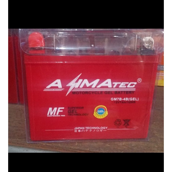 Aki/Accu Azimatec gm7b-4b gel aki kering untuk TIGER