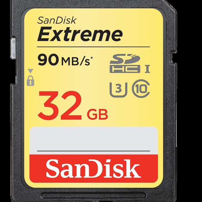 682CK SANDISK SDHC 32GB EXTREME UP TO 90MB/S *