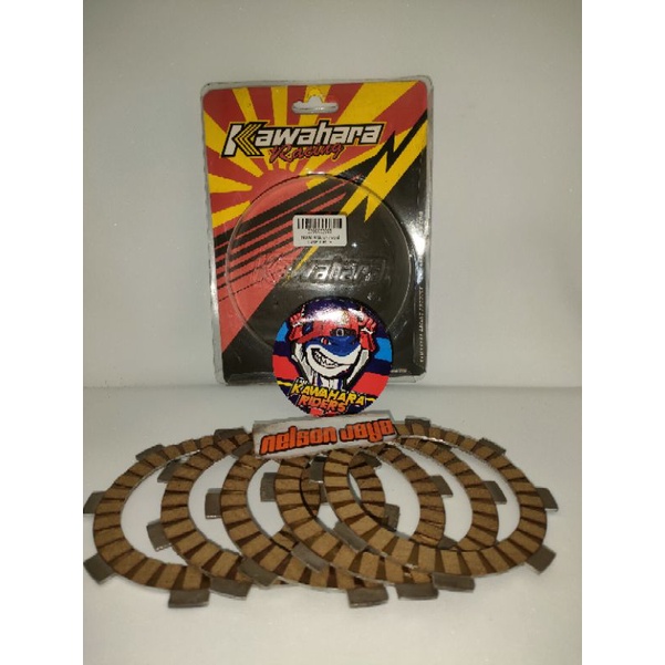 Kampas kopling Kawahara kevlar FR 80, bisa dipakai untuk jupiter/Vega.Original Kawahara racing