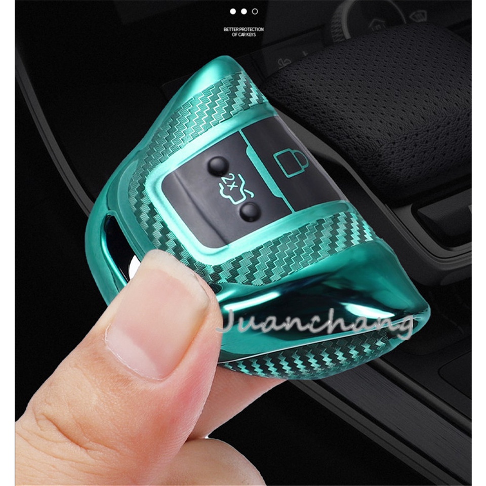 Case Kunci Mobil Bahan Carbon fiber Untuk Ford Fusion Fiesta Escort Mondeo Everest Ranger 2019 S Max Kuga 2 Focus MK3
