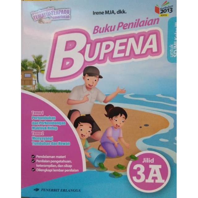 Bupena Buku Penilaian Kelas 3a K13 Revisi Erlangga Shopee Indonesia