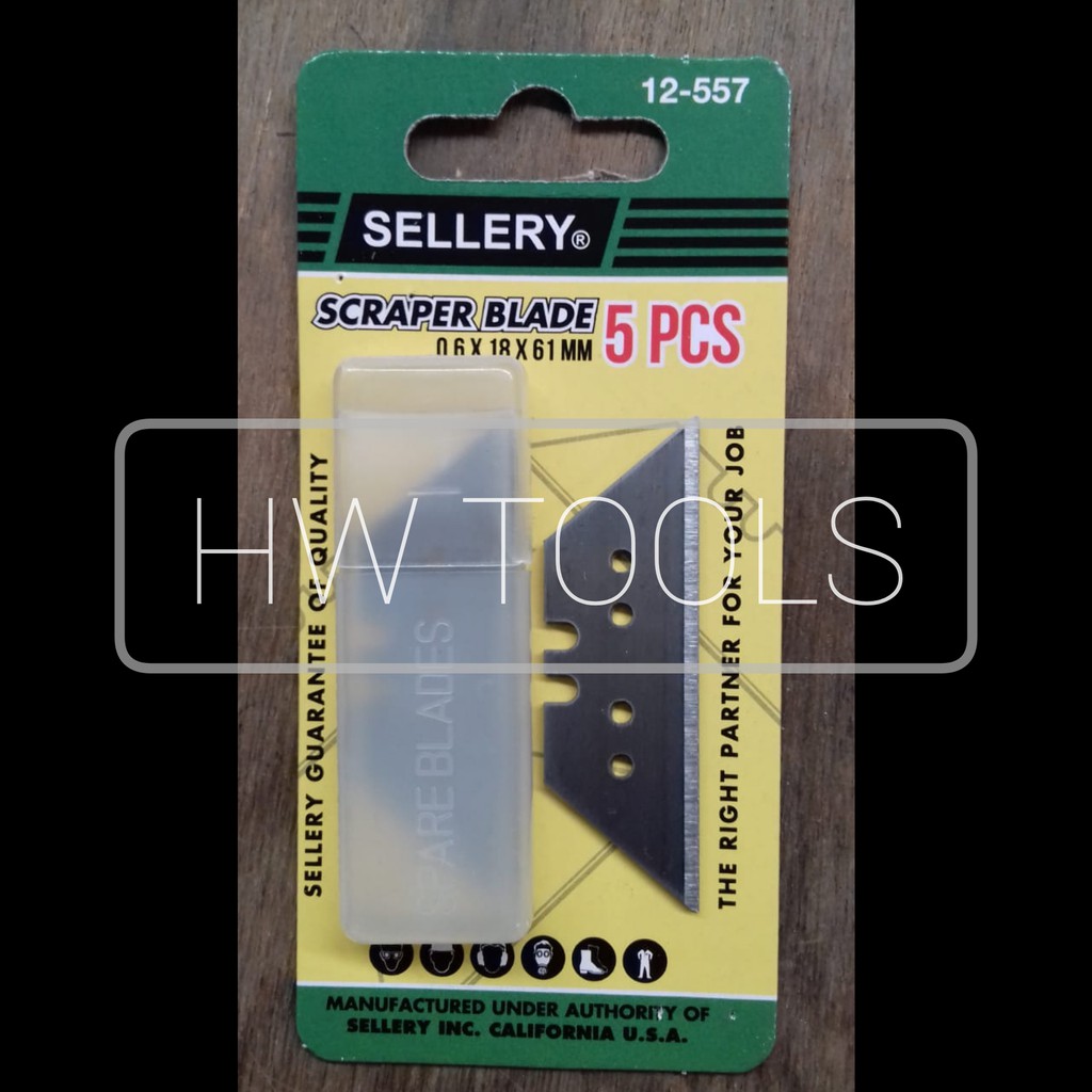 

ANAK PISAU CUTTER / SCRAPER BLADE 5 PCS SELLERY 12-557
