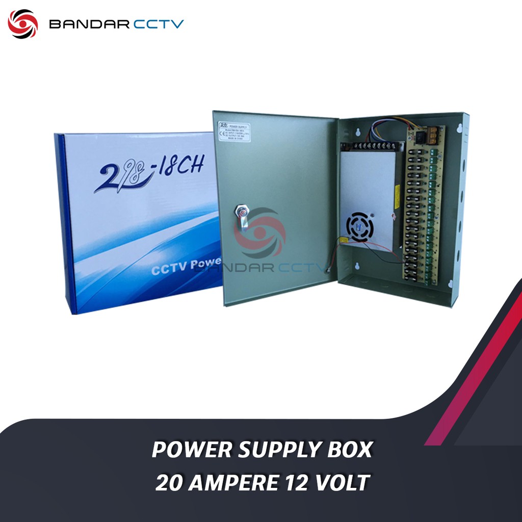 Power Supply Box 20 Ampere 12 Volt