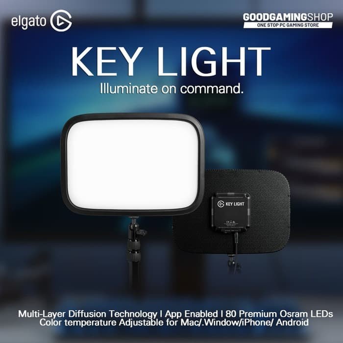 Elgato KEY LIGHT / KEYLIGHT Professional Studio LED Panel Wireless