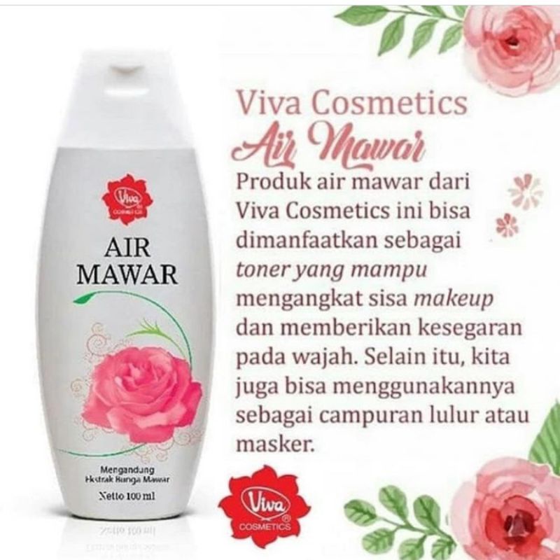 VIVA Air Mawar 100ml &amp; 200ml