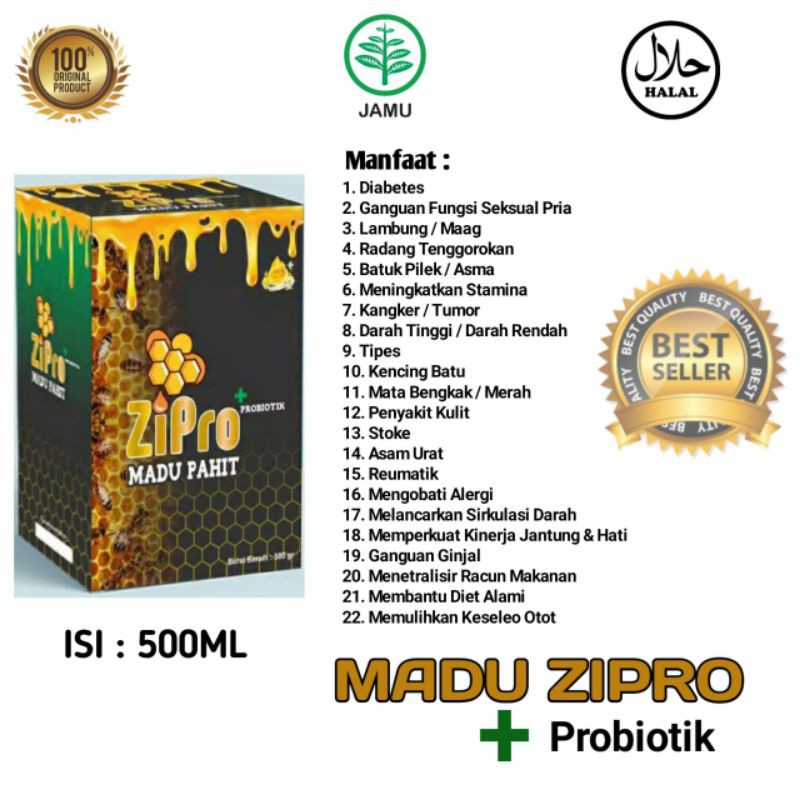 MADU PAHIT ZIPRO/ MADU KESEHATAN/ MADU ASLI