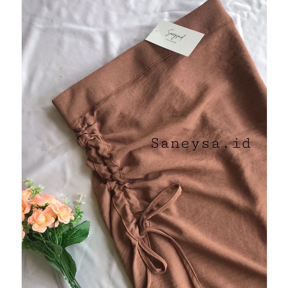 Tamara Skirt - Rok Serut Casual Korean Look -  Midi Maxy  Skirt - Rok Wanita Korean Terbaru - Rok Crinkle-Milo