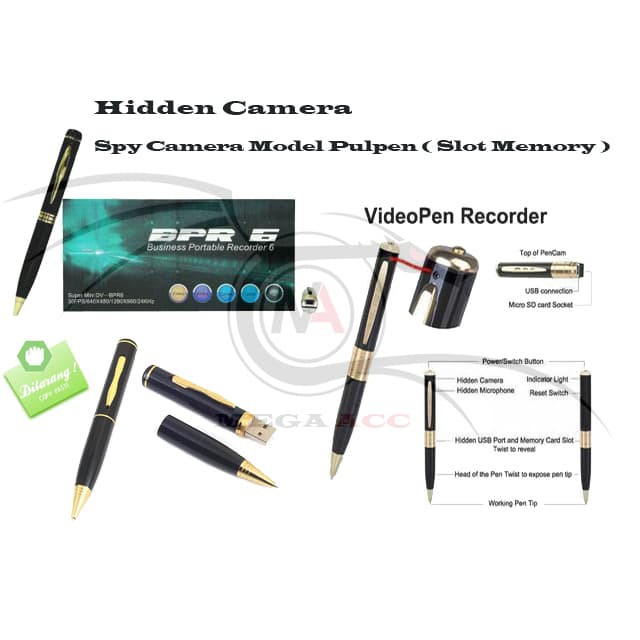 PULPEN KAMERA - SPY CAM - KAMERA PENGINTAI BENTUK PULPEN