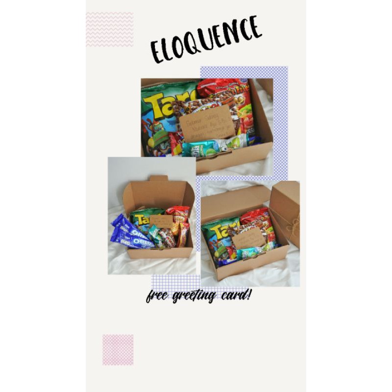 

ELOQUENCE snack box / snack hampers (medium)